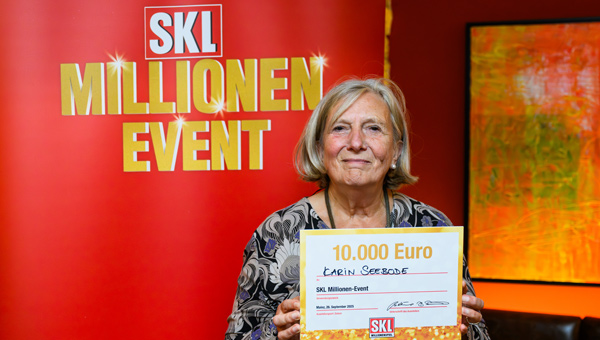 Gewinnerin des SKL Millionen-Events